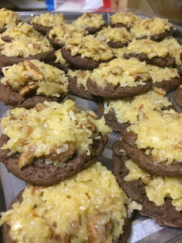 German Chocolate Cookies